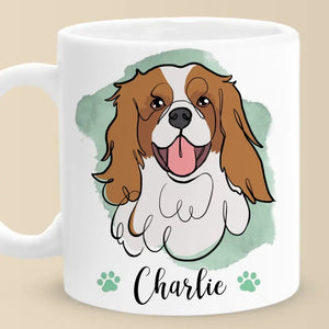 Mon accessoire préféré est mon chien - Mug personnalisé pour chien - Cadeau pour les propriétaires d'animaux et les amoureux des animaux