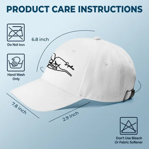 Mon père m'a donné mes rêves - Casquette brodée personnalisée en famille - Fête des pères, cadeau pour papa