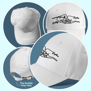 Mon père m'a donné mes rêves - Casquette brodée personnalisée en famille - Fête des pères, cadeau pour papa