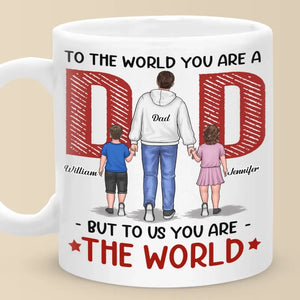 Que l'amour soit authentique - Mug personnalisé pour la famille - Fête des pères, cadeau pour papa