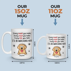 Un chien vous apprendra l'amour inconditionnel - Mug personnalisé avec effet gonflable 3D - Cadeau pour les propriétaires et les amoureux des animaux