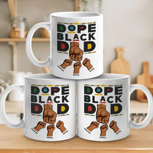Nous sommes coéquipiers - Tasse personnalisée familiale - Fête des pères, cadeau pour papa, grand-père