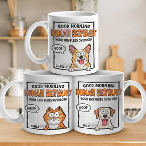 La vie est meilleure avec un animal de compagnie - Mug personnalisé avec effet gonflable 3D pour chien et chat - Cadeau pour les propriétaires et les amoureux des animaux
