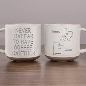 Toujours en train de prendre un café ensemble - Mug en céramique personnalisé Bestie - Cadeau pour meilleures amies, meilleures amies, sœurs