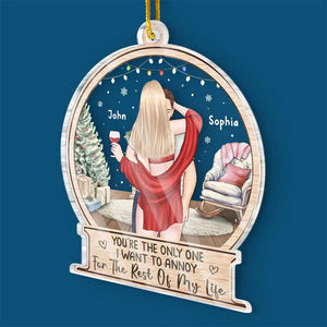 Tu fais tout briller - Ornement personnalisé pour couple - Forme personnalisée en acrylique - Cadeau de Noël pour mari et femme, anniversaire