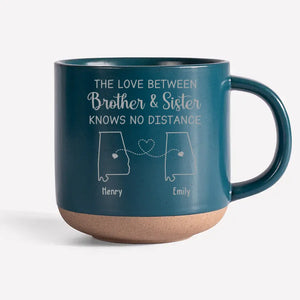L'amour entre frères et sœurs - Mug personnalisé en céramique pour famille - Cadeau pour frères et sœurs