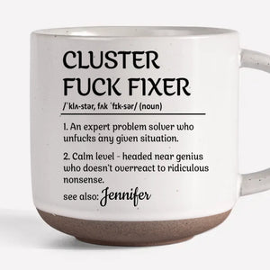Tasse en céramique personnalisée « Expert en résolution de problèmes » - Cadeau pour collègues, collègues de travail, etc.