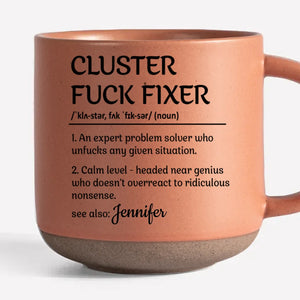 Tasse en céramique personnalisée « Expert en résolution de problèmes » - Cadeau pour collègues, collègues de travail, etc.