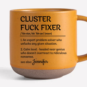 Tasse en céramique personnalisée « Expert en résolution de problèmes » - Cadeau pour collègues, collègues de travail, etc.