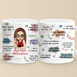 Je suis la meilleure version de moi-même - Mug personnalisé avec affirmation - Cadeau pour vous-même
