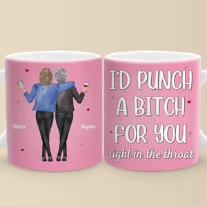 Partenaires de crime pour la vie - Mug personnalisé pour meilleure amie - Cadeau pour meilleures amies, meilleures amies, sœurs