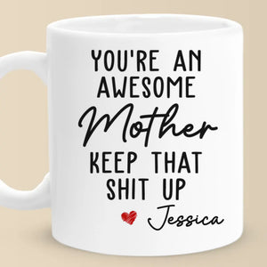 Maman, tu es la preuve que les super pouvoirs existent - Mug personnalisé pour la famille - Cadeau pour maman