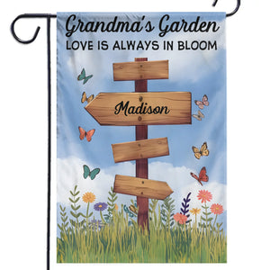 Ils apportent une joie dont nous n'aurions jamais cru avoir besoin - Drapeau personnalisé familial - Cadeau pour maman, grand-mère