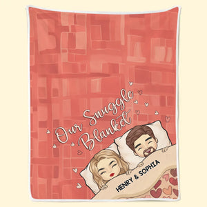 Notre nid d'amour - Couverture personnalisée pour couple - Cadeau pour mari et femme, anniversaire