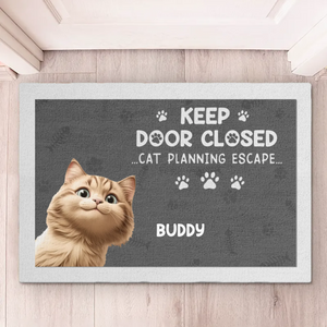 Chats en grande escapade - Tapis décoratif personnalisé pour la maison - Cadeau de pendaison de crémaillère pour les propriétaires et les amoureux des animaux