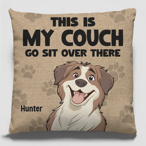 Mon meilleur ami a la queue qui remue ! Coussin personnalisé pour chien ! Cadeau pour les propriétaires et les amoureux des animaux