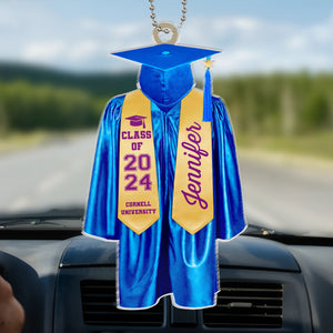 Custom Wood, Acrylic Ornament - Personalized Graduation Christmas Birthday Gifts For Brothers, Sisters, Siblings - Be The Best Of Whatever You Are