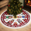 Custom Tree Skirt - Personalized Christmas Birthday Gifts For Family, Dog Cat Lovers - Paws, People And Pure Joy