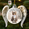 Custom Photo Acrylic Ornament - Personalized Pet Christmas Memorial Sympathy Gifts For Dogs, Cats - My Angel With Fur