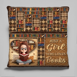 Custom Pocket Pillow - Personalized Bookish Gifts For Book Lovers, Bookworms, Readers - Warmth Lives In Stories