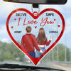 Custom Acrylic Car Ornament - Personalized Anniversary Wedding Gifts For Husband And Wife, Him And Her - Still Falling For You Daily