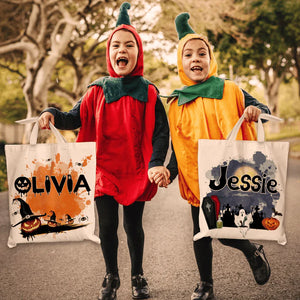 Ready For Halloween - Personalized Tote Bag - Gift For Yourself, Halloween Gift