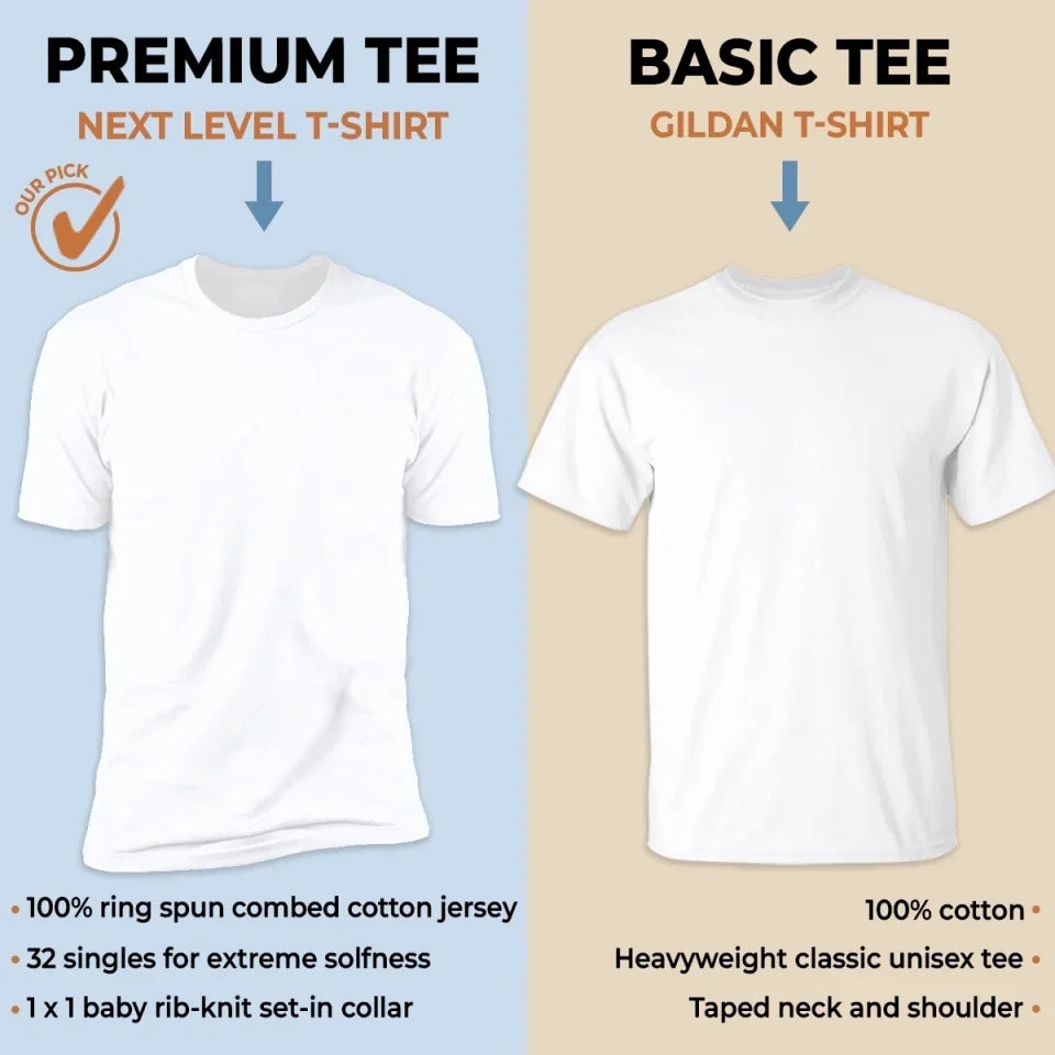 Legend Husband Daddy Grandpa - Family Personalized Custom Unisex T-shirt, Premium T-shirt, Hoodie - Father's Day, Birthday Gift For Dad, Grandpa