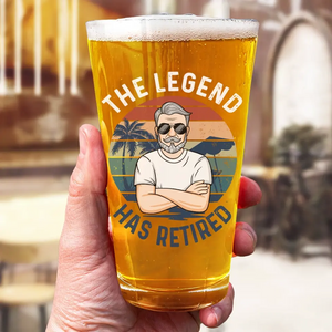 Chaque jour est un week-end - Verre à bière personnalisé - Appréciation, cadeau de retraite pour collègues, amis de travail, collègues
