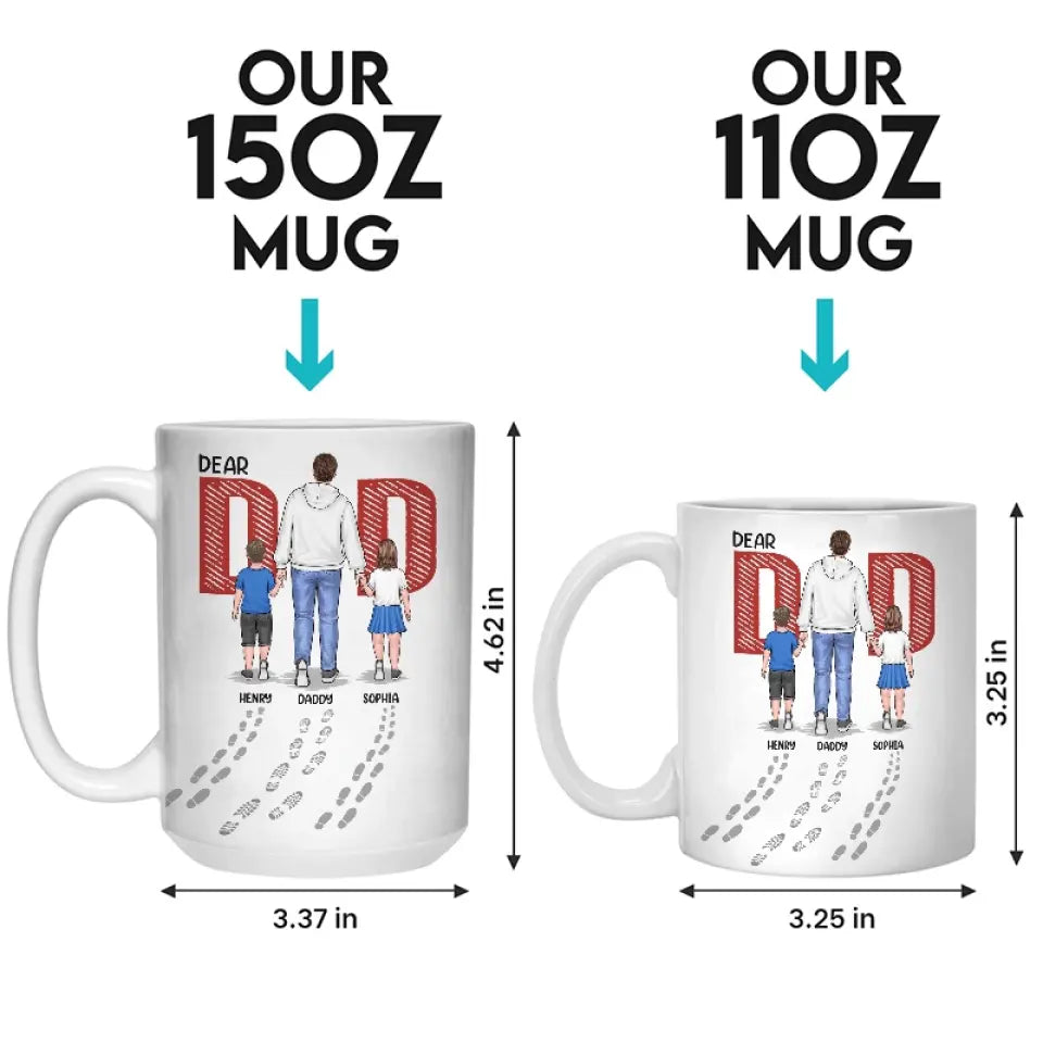 Nous avons encore un long chemin à parcourir - Mug personnalisé pour la famille - Fête des pères, cadeau pour papa