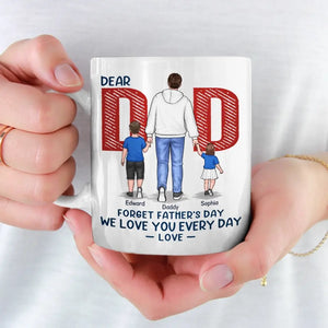 La famille est un trésor caché - Mug personnalisé pour la famille - Cadeau pour la fête des pères