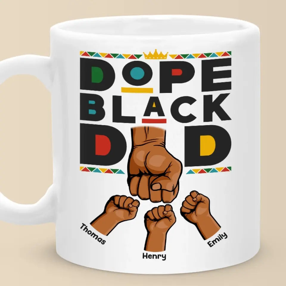 Nous sommes coéquipiers - Tasse personnalisée familiale - Fête des pères, cadeau pour papa, grand-père