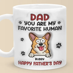 Chaque chien mérite un foyer aimant - Mug personnalisé avec effet gonflable 3D - Cadeau pour les propriétaires d'animaux et les amoureux des animaux