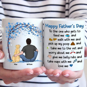 Un lien indéfectible - Mug personnalisé pour chien - Fête des pères, cadeau pour les propriétaires d'animaux et les amoureux des animaux