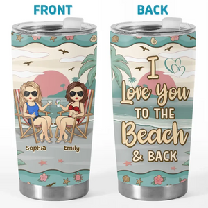 A True Friend Is For Ever A Friend - Bestie Personalized Custom Tumbler - Summer Vacation Gift For Best Friends, BFF, Sisters