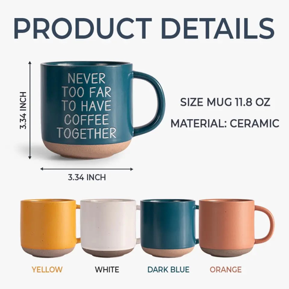Toujours en train de prendre un café ensemble - Mug en céramique personnalisé Bestie - Cadeau pour meilleures amies, meilleures amies, sœurs