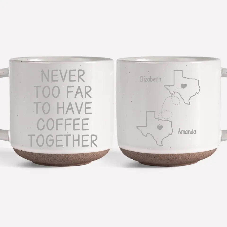 Toujours en train de prendre un café ensemble - Mug en céramique personnalisé Bestie - Cadeau pour meilleures amies, meilleures amies, sœurs