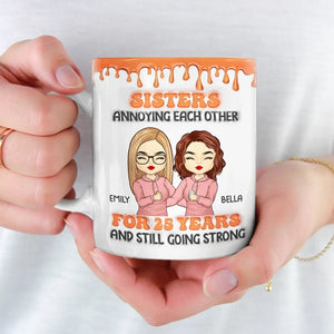 Un frère ou une sœur est à la fois votre miroir et votre opposé - Mug personnalisé 3D à effet gonflé - Cadeau pour frères et sœurs