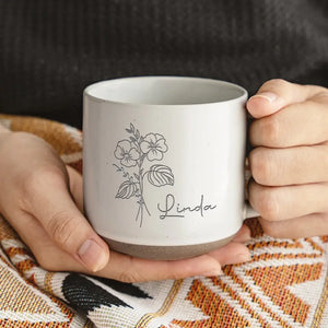 L'amitié est une belle fleur - Mug en céramique personnalisé pour meilleure amie - Cadeau pour meilleures amies, meilleures amies, sœurs
