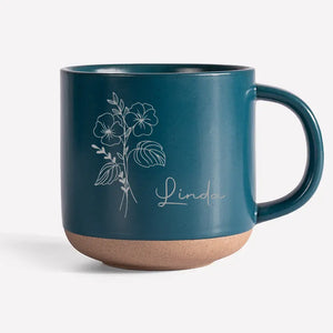 L'amitié est une belle fleur - Mug en céramique personnalisé pour meilleure amie - Cadeau pour meilleures amies, meilleures amies, sœurs