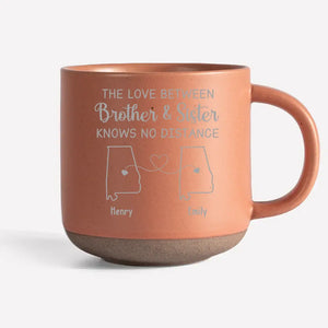 L'amour entre frères et sœurs - Mug personnalisé en céramique pour famille - Cadeau pour frères et sœurs