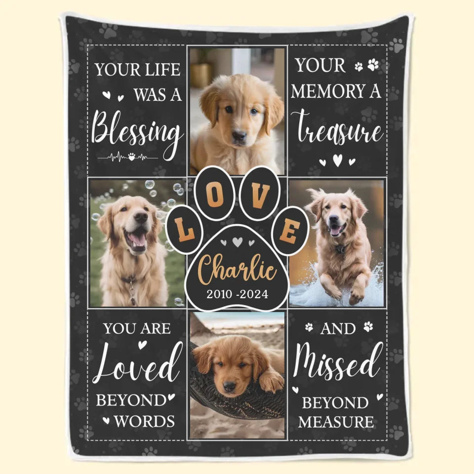 Couverture photo personnalisée « Merci pour tout », j'ai passé un excellent moment ! Cadeau de condoléances pour les propriétaires d'animaux et les amoureux des animaux