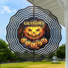 Grandma Of Little Pumpkin - Family Personalized Custom Wind Spinner - Halloween Gift For Mom, Grandma