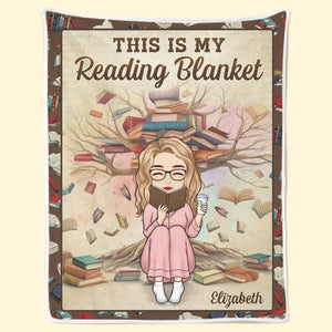 The Warmth Of A Blanket Enhances Every Story - Personalized Custom Blanket - Gift For Book Lovers