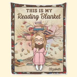 The Warmth Of A Blanket Enhances Every Story - Personalized Custom Blanket - Gift For Book Lovers