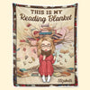 The Warmth Of A Blanket Enhances Every Story - Personalized Custom Blanket - Gift For Book Lovers