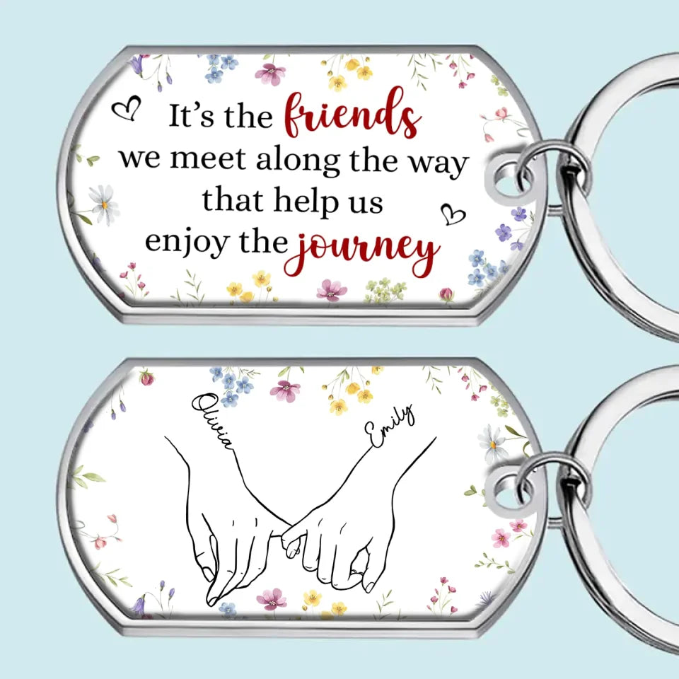 Bestie Vibes Only - Porte-clés personnalisé Bestie - Cadeau pour meilleures amies, meilleures amies, sœurs