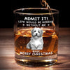 Custom Photo Pets Make Us Better Humans - Dog & Cat Personalized Custom Whiskey Glass - Gift For Pet Owners, Pet Lovers