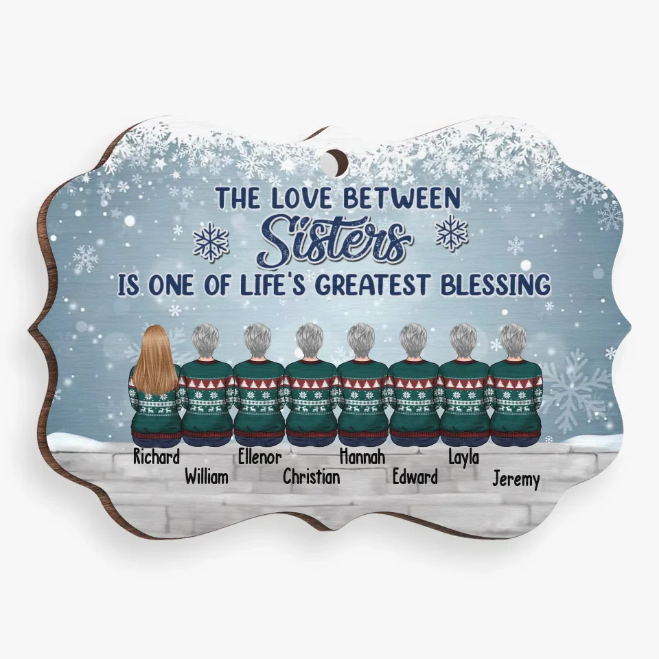 Christmas Magic Is In The Air - Family Personalized Custom Ornament - Wood Benelux Shaped - Christmas Gift For Family Members, Pet Owners, Pet Lovers