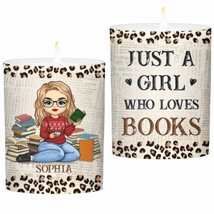 Encore un chapitre ! Bougie parfumée sans fumée personnalisée ! Cadeau de Noël pour les amoureux des livres