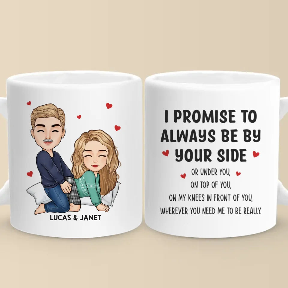 Tu es tout pour moi, toujours - Tasse personnalisée pour couple - Cadeau pour mari et femme, anniversaire